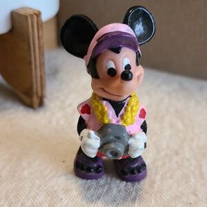 Disney Mickey Mouse Action Figure Purple and‎ Black Pre-Owned Collectible Toy